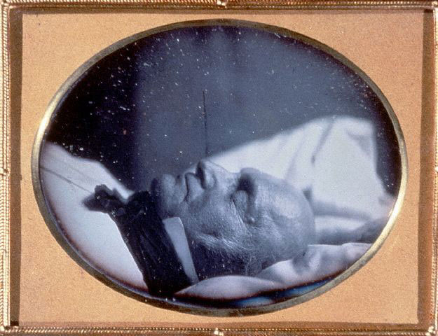 Death image of John Quincy Adams