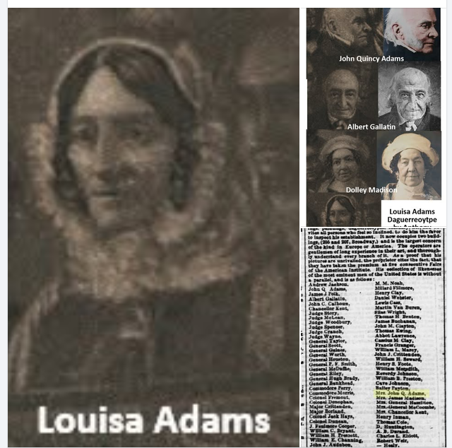 Engraving made from the Daguerreotype of Louisa Adams