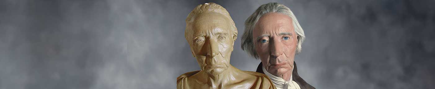 The reconstructed face of Charles Carroll of Carrolton