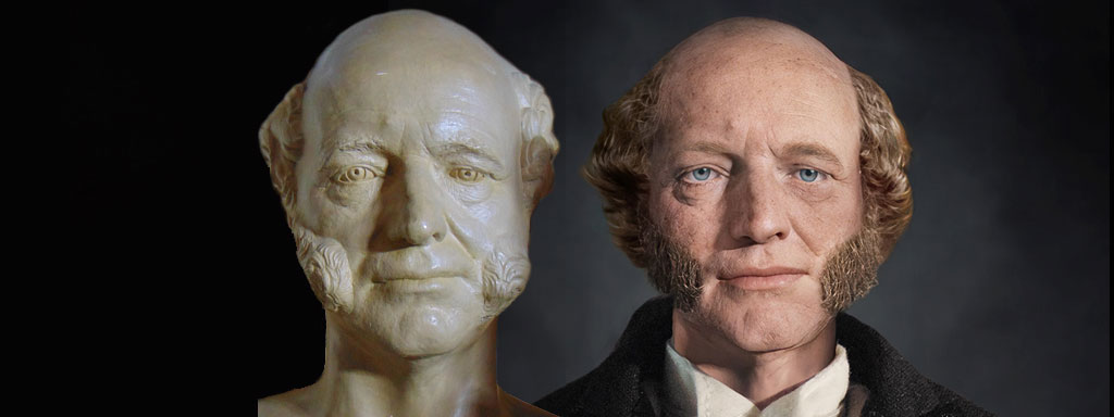 The Real Face of Martin Van Buren - Life Mask Reconstruction