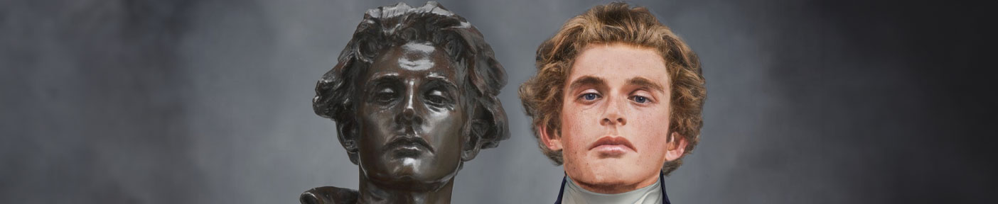 The reconstructed face of nathan Hale