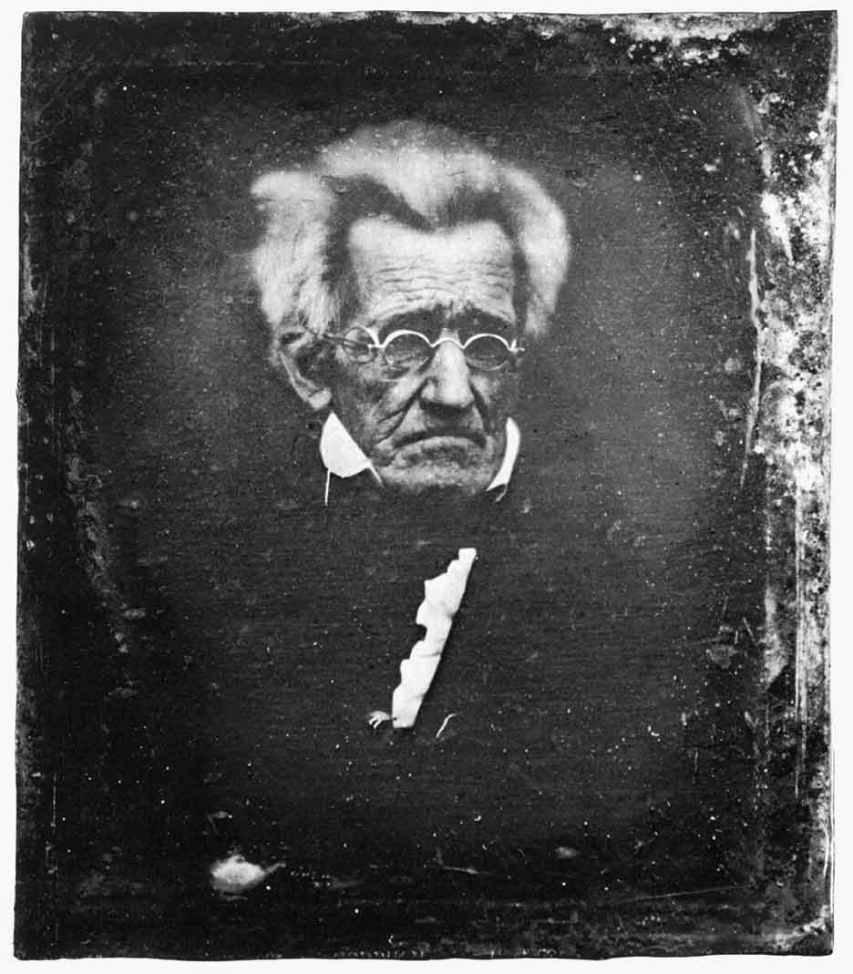 Daniel Adams' 1845 Daguerroetype of Andrew Jackson