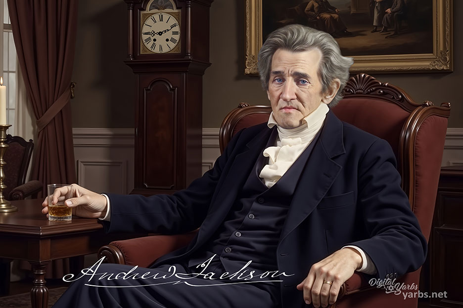 Andrew Jackson - Legacy on the Rocks Print