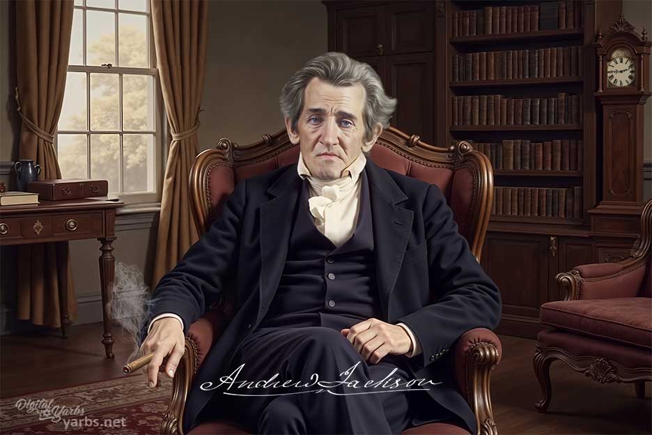 Andrew Jackson - The General's Smoke Print