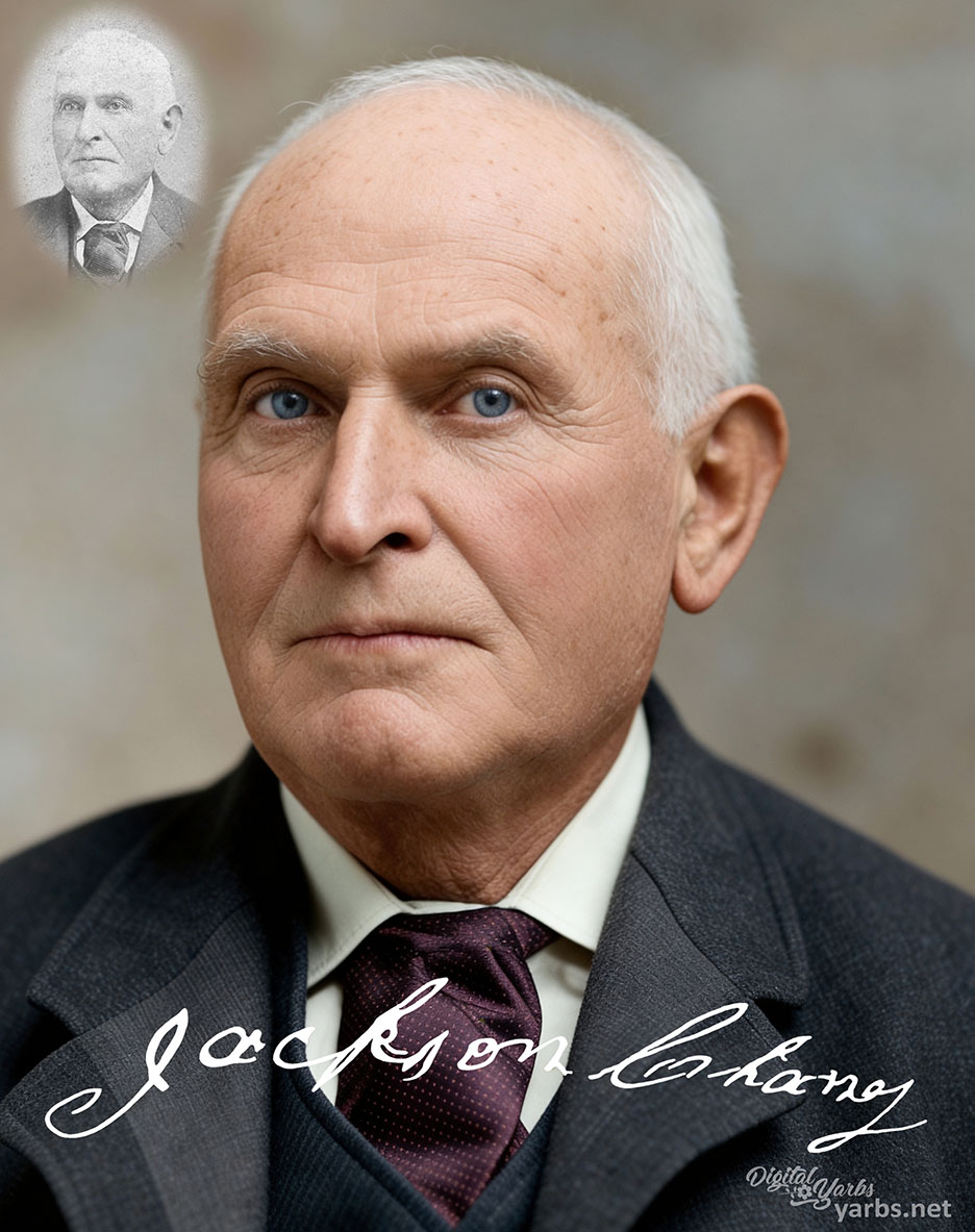 Enhanced studio-style portrait of Jackson Chaney based on original photograph.