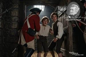 Young Andrew Jackson and his brother Robert Jackson are captured by the British