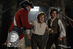 Young Andrew Jackson and his brother Robert Jackson are captured by the British