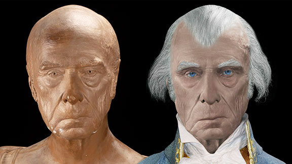 James Madison Life Mask Facial Reconstruction