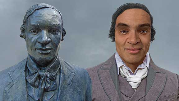 Thomas Day Bust Reconstruction