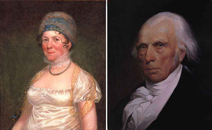 Dolley Madison and James Madison