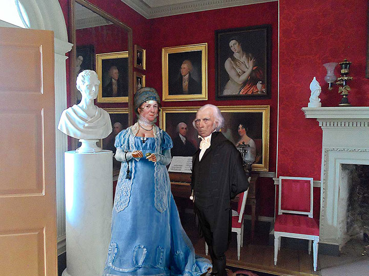 James Madison and Dolley Madison in the Drawing Room of Montpelier