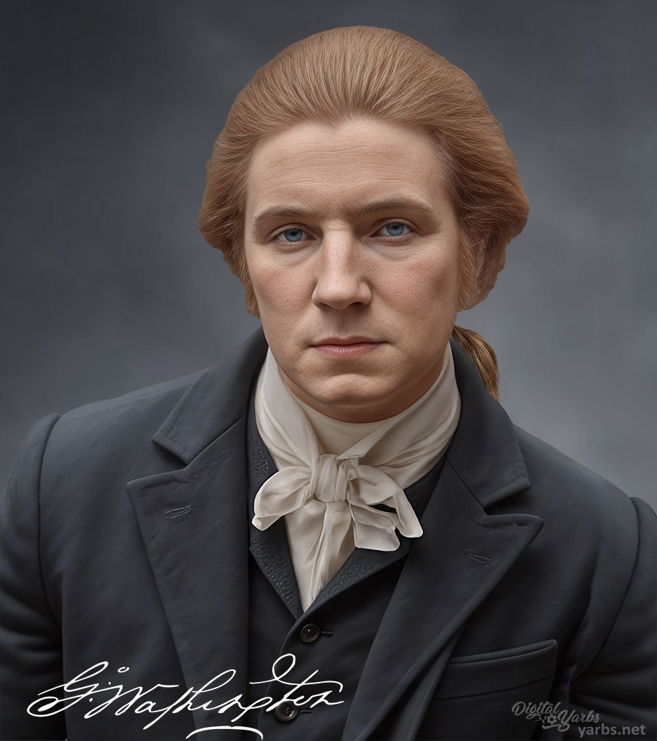 Photograph of young George Washington