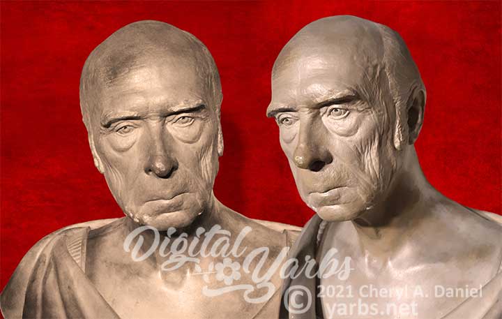 James Madison Unreconatructed life mask by J. I. Browere