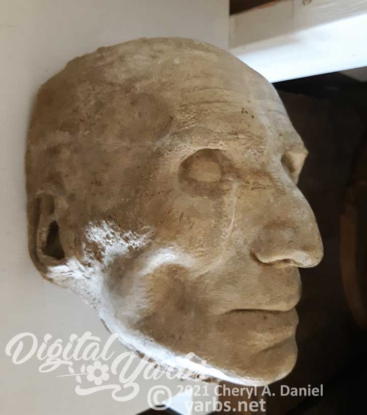 James Monroes Unreconatructed death mask by J. I. Browere