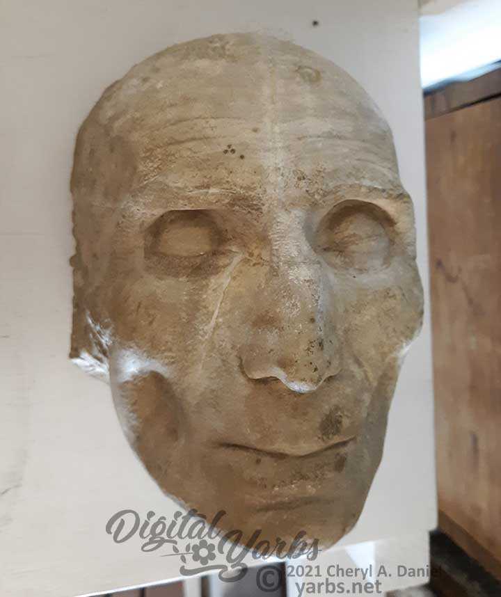 James Monroe's death mask cast by John H. I. Browere