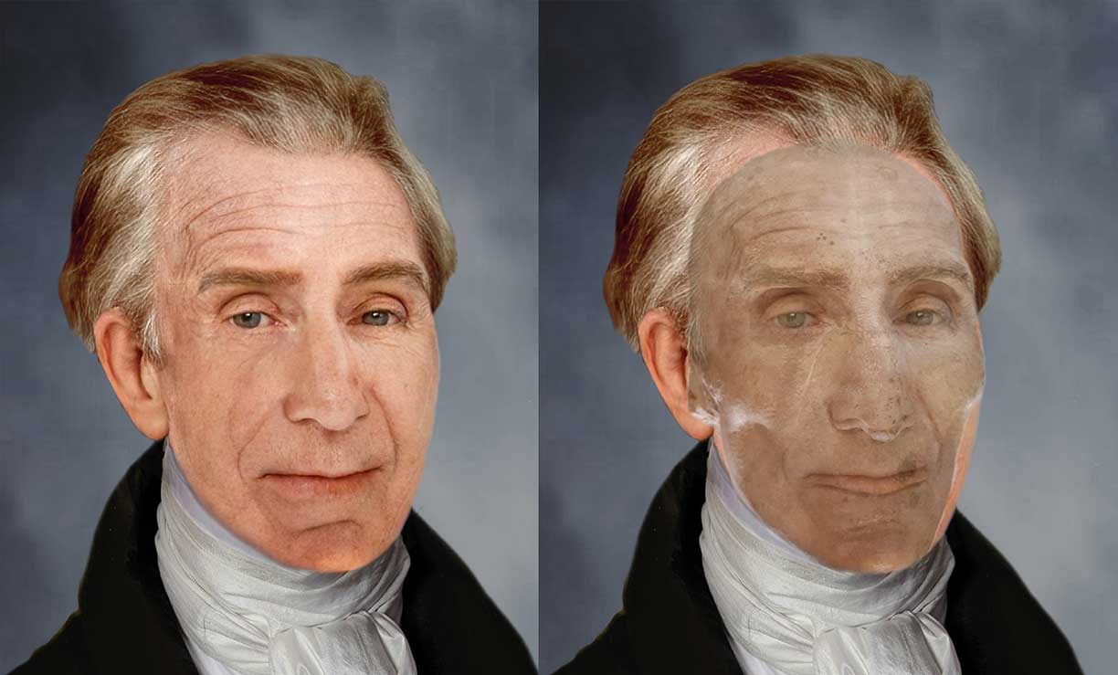 James Monroe's death reconstructed using Photoshop