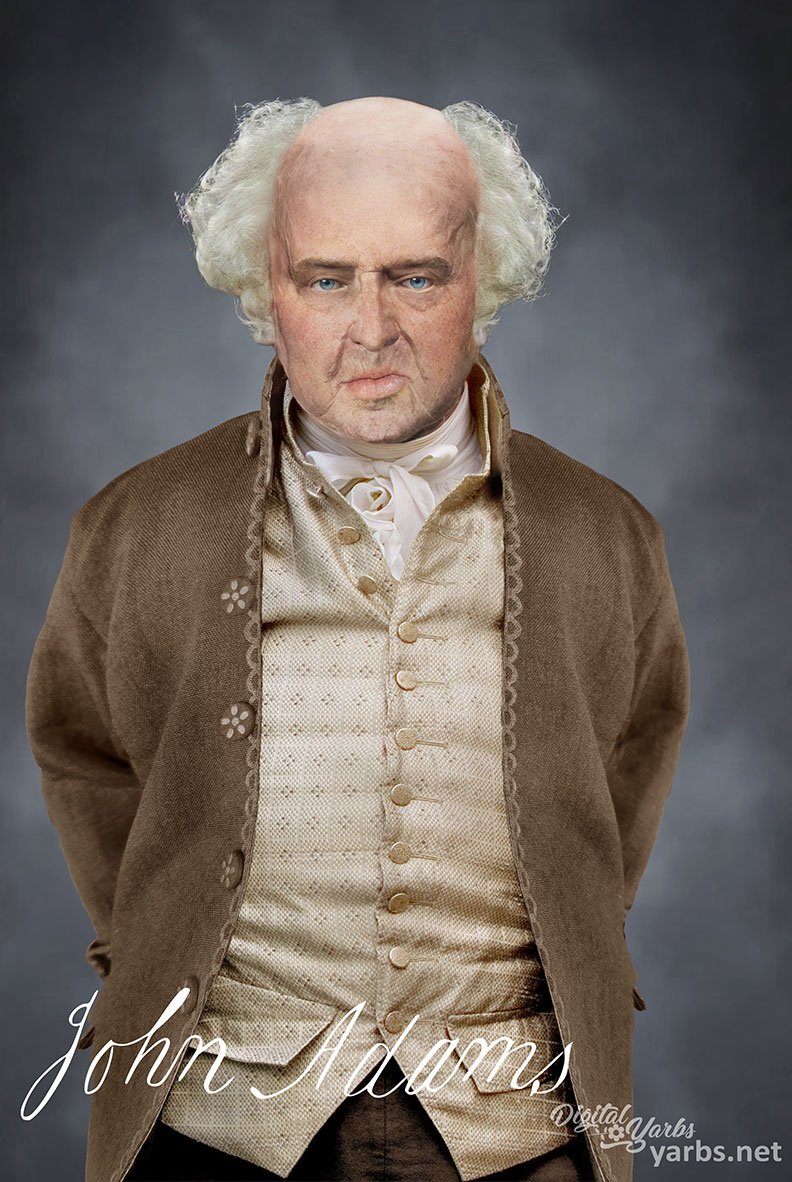 Life Mask reconstruction of John Adams