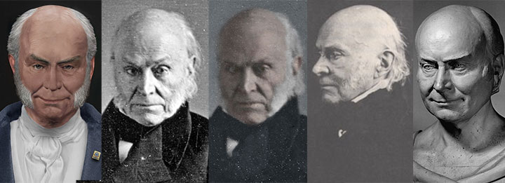 John Quincy Adams Portrait Comparisons