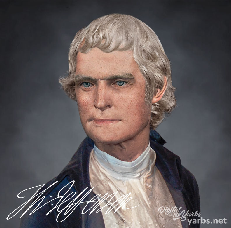 The Real Face of Thomas Jefferson - Life Mask Reconstruction