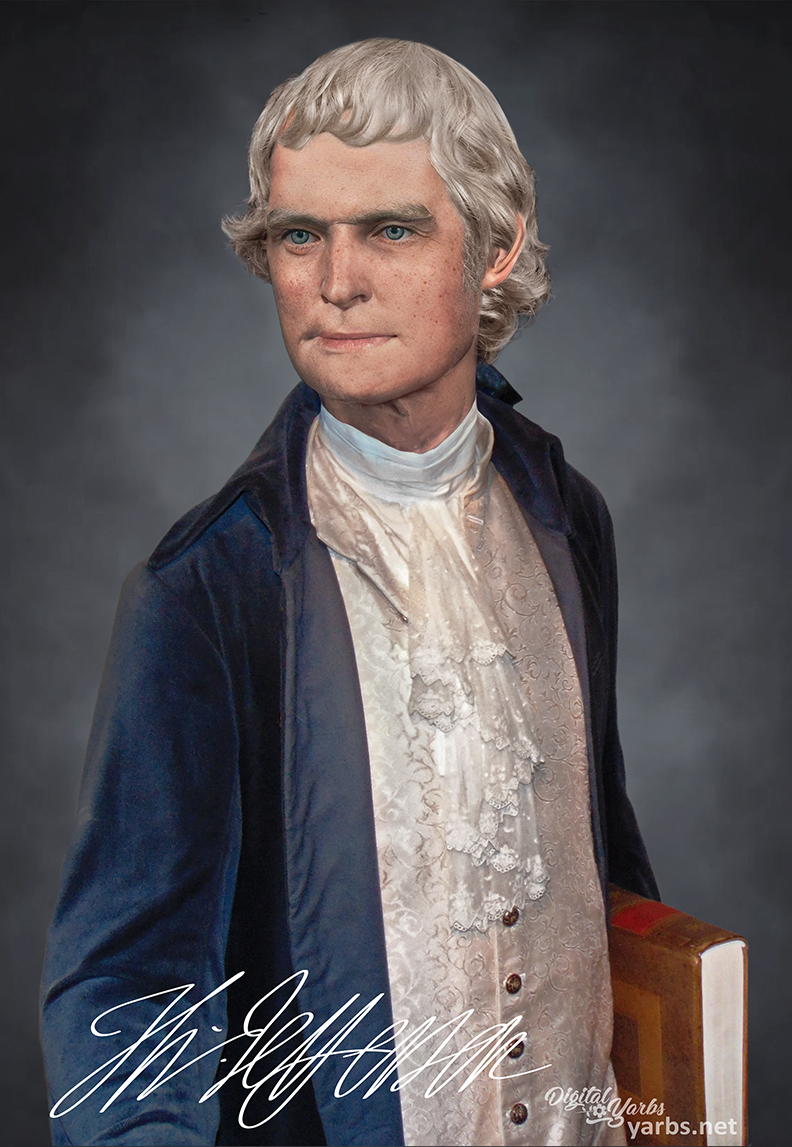 The Real Face of Thomas Jefferson - Life Mask Reconstruction