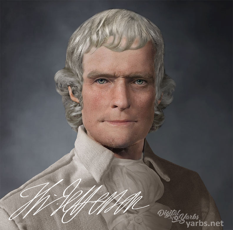 Thomas Jefferson's Reconstructed Life Mask