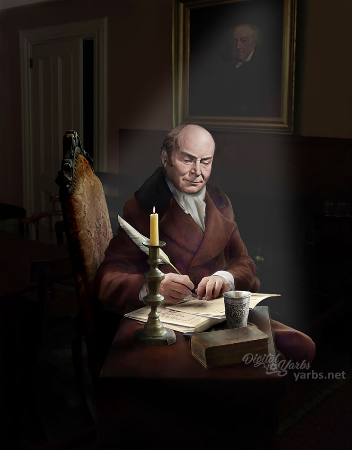 John Quincy Adams, Another Diary Entry photo composition