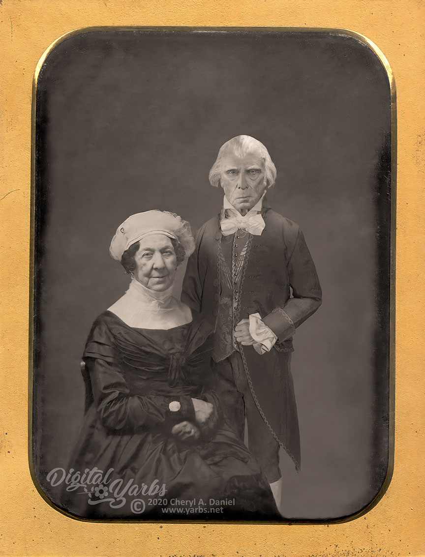 James Madison and Dolley Madison Daguerreotype