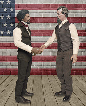 Nathan Bedford Forrest Frederick Douglass Print